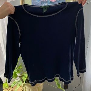 ralph lauren stitched long sleeve